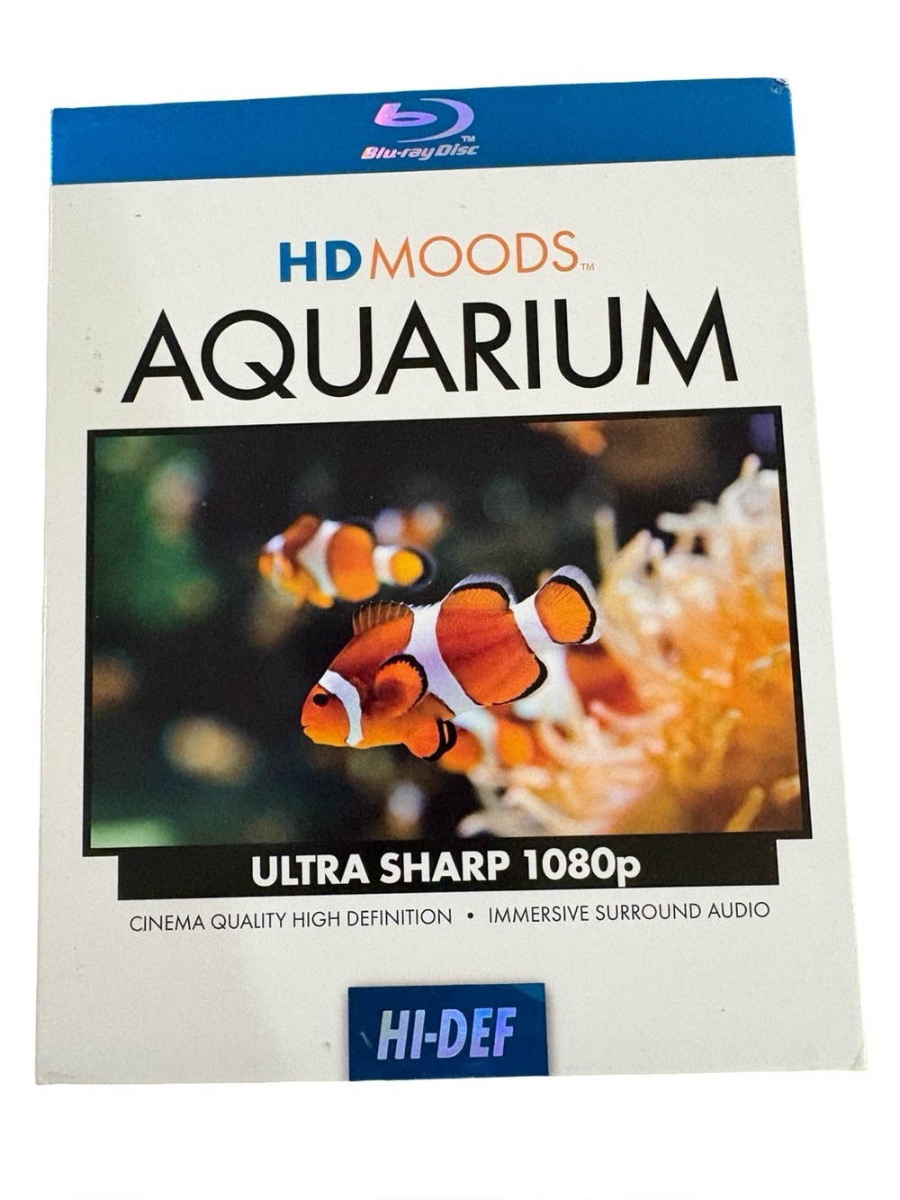 HD Moods Aquarium Blu-ray Disc Ultra Sharp 1080p Ambient Fish Video